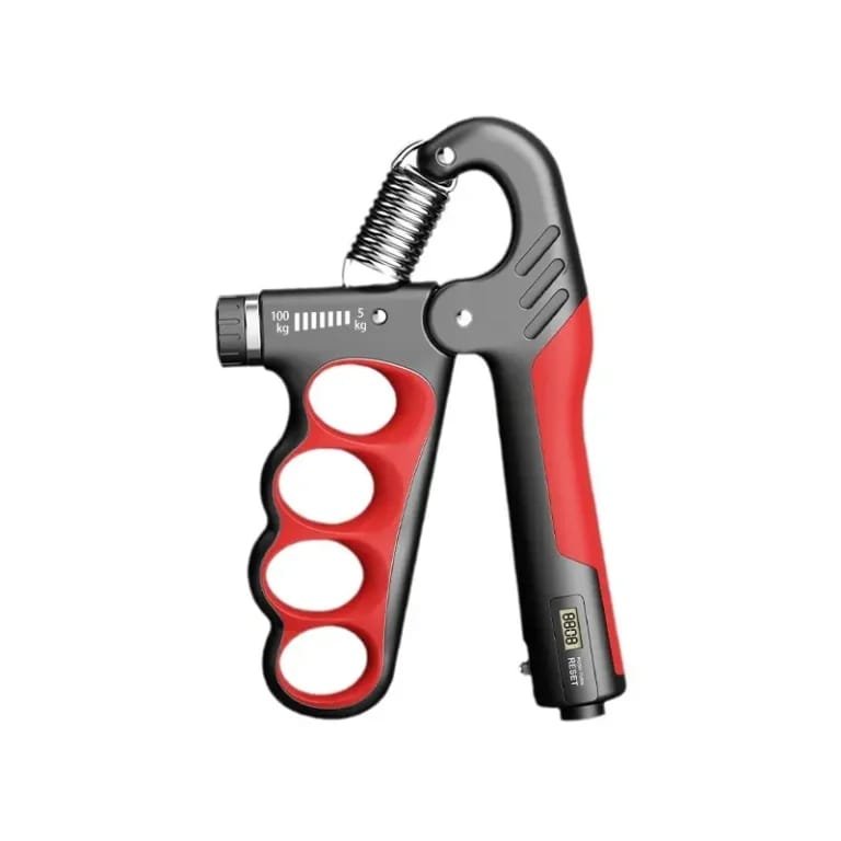 100KG Adjustable Spring Hand Grip with Digital Counter Hand Gripper Strengthener Strength Exercise Equipment